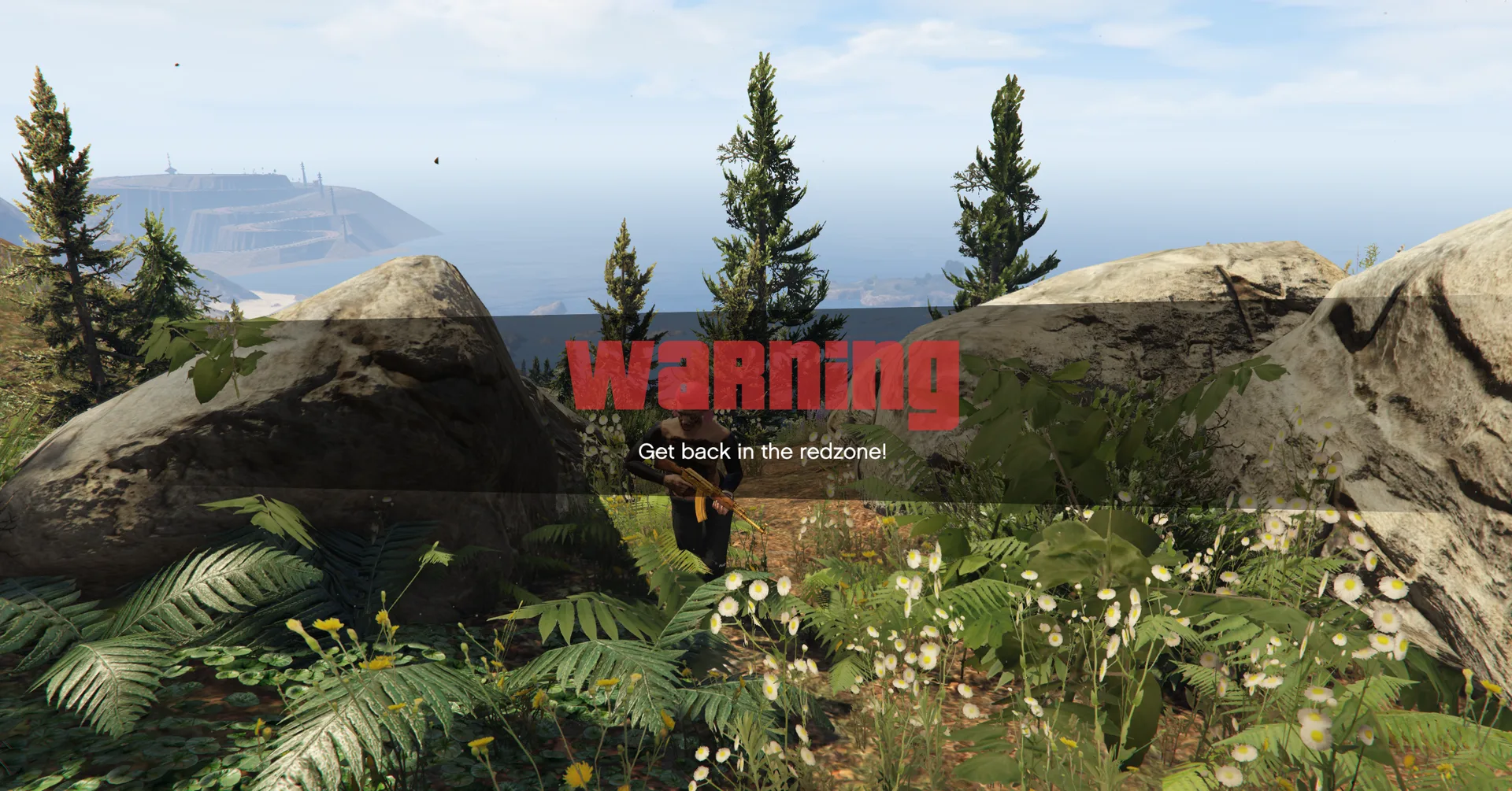 Warning message when trying to leave with a combat timer