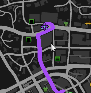 If you then press ESC it will open up your GPS where you can then see the waypoint for the G4S Depot where you can begin work.